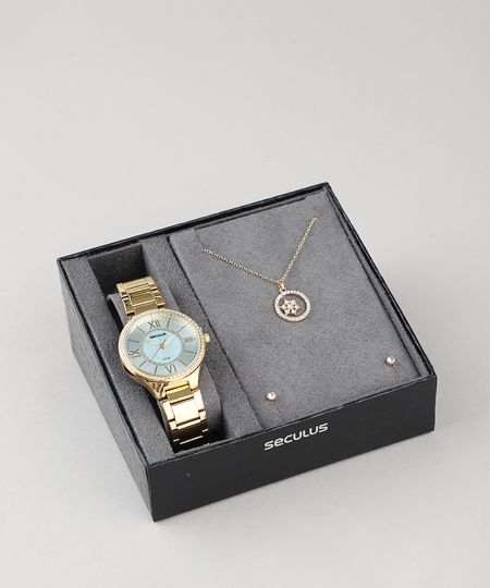 Kit-de-Relogio-Analogico-Seculus-Feminino---Brinco---Colar---20750LPSVDS3K-Dourado-9507463-Dourado_1 Kit-de-Relogio-Analogico-Seculus-Feminino---Brinco---Colar---20750LPSVDS3K-Dourado-9507463-Dourado_1