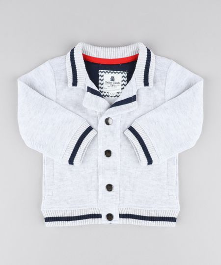 Jaqueta-Infantil-Canelada-com-Bolsos-Cinza-Mescla-Claro-9200188-Cinza_Mescla_Claro_1