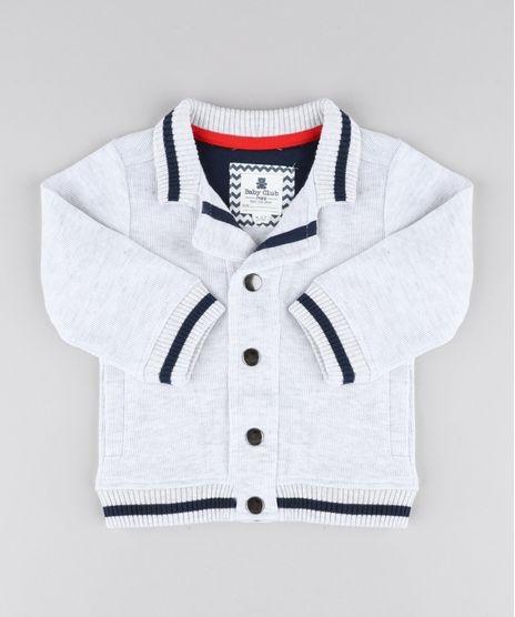Jaqueta-Infantil-Canelada-com-Bolsos-Cinza-Mescla-Claro-9200188-Cinza_Mescla_Claro_1