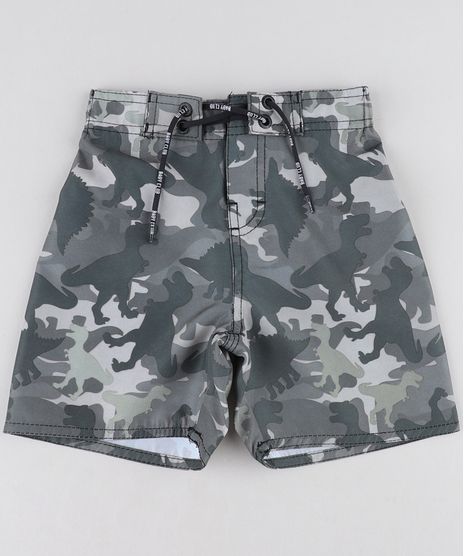 Bermuda-Surf-Infantil-Estampada-de-Dinossauros-Verde-Militar-9435458-Verde_Militar_1