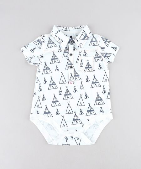 Body-Polo-Infantil-Estampado-de-Cabanas-com-Bolso-Manga-Curta--Off-White-9201538-Off_White_1