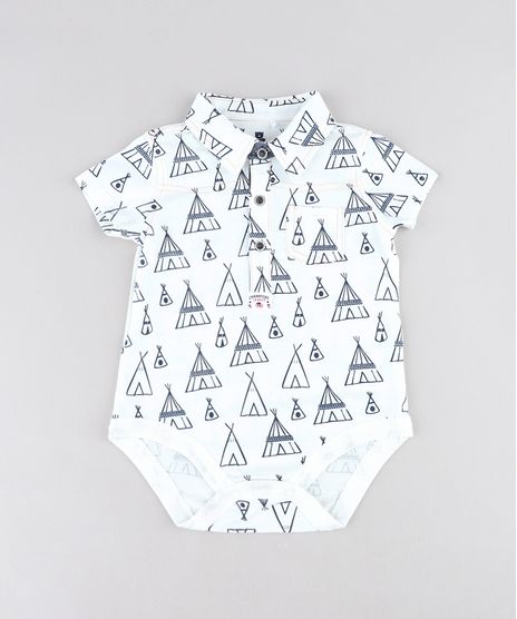 Body-Polo-Infantil-Estampado-de-Cabanas-com-Bolso-Manga-Curta--Off-White-9201538-Off_White_1