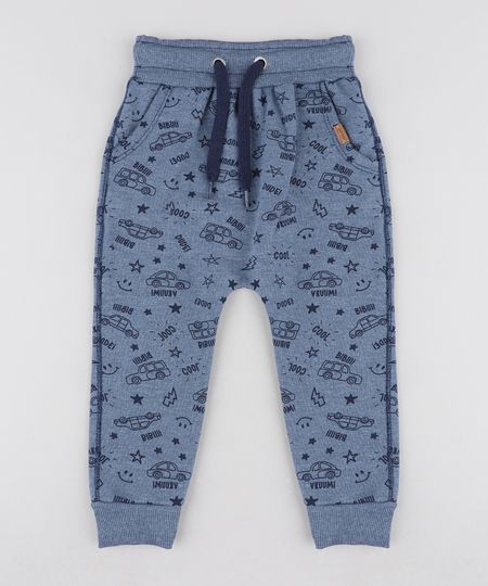 Calca-Infantil-Jogger-Estampada-de-Carros-em-Moletom-Azul-9471851-Azul_1 Calca-Infantil-Jogger-Estampada-de-Carros-em-Moletom-Azul-9471851-Azul_1