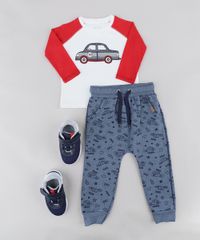 Calca-Infantil-Jogger-Estampada-de-Carros-em-Moletom-Azul-9471851-Azul_3