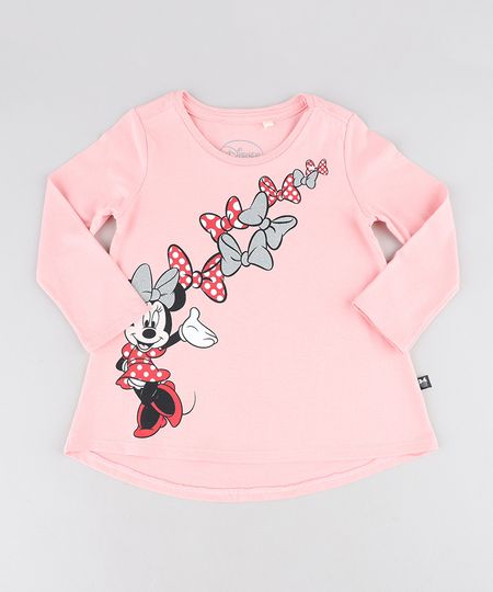 Blusa-Infantil-Minnie-com-Glitter-Manga-Longa-Decote-Redondo-Rose-9473124-Rose_1