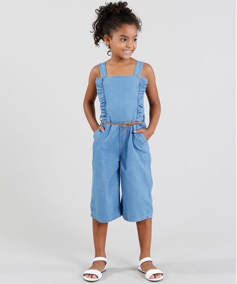 Macacao-Pantacourt-Jeans-com-Babado-e-Cinto-Azul-Claro-8801637-Azul_Claro_1