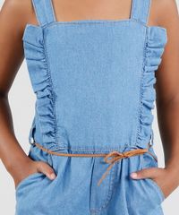 Macacao-Pantacourt-Jeans-com-Babado-e-Cinto-Azul-Claro-8801637-Azul_Claro_4