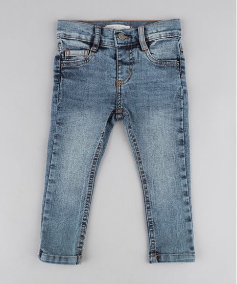 Calca-Jeans-Infantil-com-Barra-Colorida-Azul-Medio-9435460-Azul_Medio_1