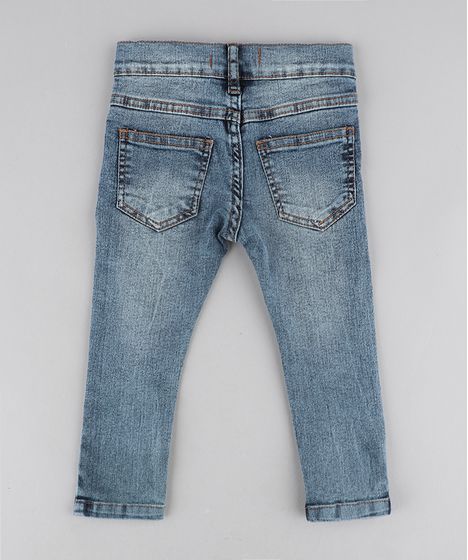 calça jeans infantil colorida