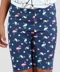Conjunto-Infantil-de-Regata-com-Babado-Off-White---Bermuda-Estampada-de-Flamingo-Azul-Marinho-9447899-Azul_Marinho_4