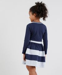Vestido-Infantil-com-Recortes-e-Laco-Manga-Longa-Azul-Marinho-9420685-Azul_Marinho_2