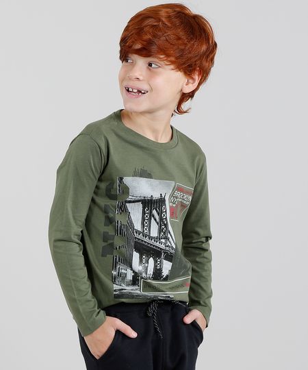 Camiseta-Infantil--Brooklyn-Bridge--Manga-Longa-Gola-Careca-Verde-Militar-9428952-Verde_Militar_1 Camiseta-Infantil--Brooklyn-Bridge--Manga-Longa-Gola-Careca-Verde-Militar-9428952-Verde_Militar_1