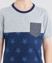 Camiseta-Infantil-com-Recorte-e-Bolso-Manga-Curta-Gola-Careca-Cinza-Mescla-9442040-Cinza_Mescla_4