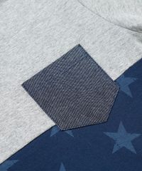 Camiseta-Infantil-com-Recorte-e-Bolso-Manga-Curta-Gola-Careca-Cinza-Mescla-9442040-Cinza_Mescla_5