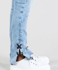 Calca-Jeans-Infantil-com-Puidos-e-Lace-Up-Azul-Claro-9413240-Azul_Claro_4