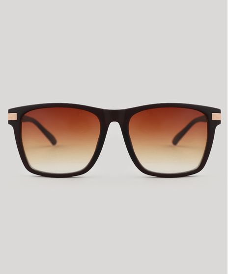Oculos-de-Sol-Quadrado-Unissex-Oneself-Marrom-9524141-Marrom_1