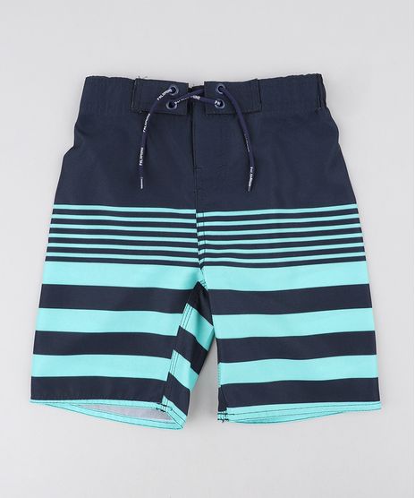Bermuda-Surf-Infantil-com-Listras-e-Cordao-Verde-Claro-9243390-Verde_Claro_1
