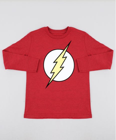 Camiseta-Infantil-The-Flash-Manga-Longa-Gola-Careca-Vermelha-9465486-Vermelho_1
