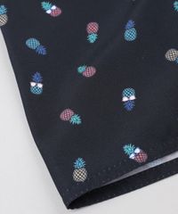 Bermuda-Surf-Infantil-Estampada-de-Abacaxi-com-Cordao-Preta-9475447-Preto_4