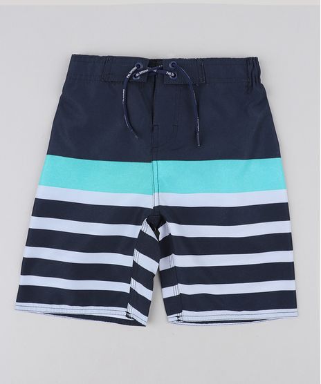 Bermuda-Surf-Infantil-com-Listras-e-Cordao-Azul-Marinho-9475445-Azul_Marinho_1