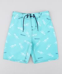 Bermuda-Surf-Infantil-Estampada-de-Dinossauro-com-Cordao-Verde-Claro-9475446-Verde_Claro_1