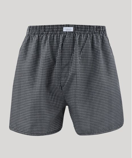 Samba-Cancao-Masculina-Estampada-Xadrez-Preta-9477286-Preto_1