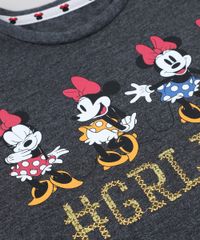 Blusa-Infantil-Minnie-com-Paete-Manga-Curta-Decote-Redondo-Cinza-Mescla-Escuro-9406272-Cinza_Mescla_Escuro_3