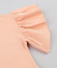 Blusa-Infantil-com-Laise-Manga-Curta-Decote-Redondo-Laranja-Claro-9467832-Laranja_Claro_3