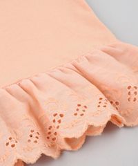 Blusa-Infantil-com-Laise-Manga-Curta-Decote-Redondo-Laranja-Claro-9467832-Laranja_Claro_4