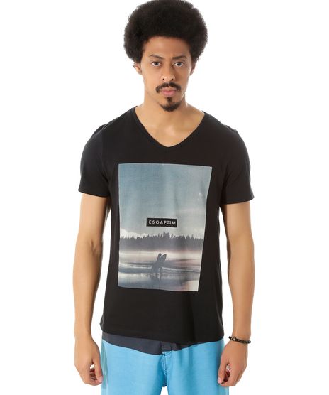 Camiseta--Escapism--Preta-8431914-Preto_1