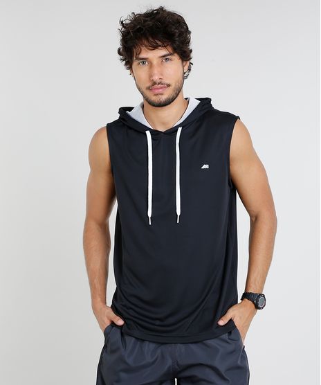 Regata-Masculina-Esportiva-Ace-com-Capuz-Preta-9297690-Preto_1