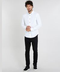 Camisa-Masculina-Slim-Estampada-Mini-Print-Manga-Longa-Branca-9252884-Branco_3