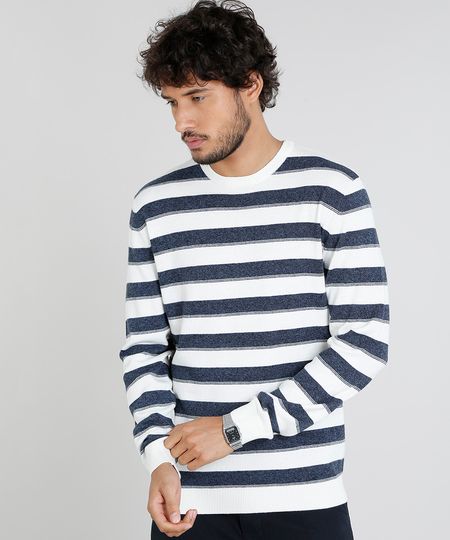 Sueter-Masculino-Listrado-em-Trico-Off-White-9364115-Off_White_1 Sueter-Masculino-Listrado-em-Trico-Off-White-9364115-Off_White_1