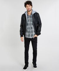 Camisa-Masculina-Comfort-Estampada-Xadrez-com-Bolso-Manga-Longa-Verde-9445206-Verde_3
