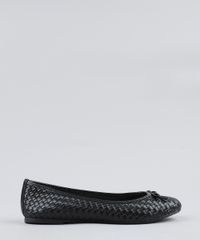 Sapatilha-Feminina-Bico-Redondo-Via-Uno-Tresse-com-Laco-Preta-9422480-Preto_1