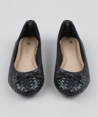 Sapatilha-Feminina-Bico-Redondo-Via-Uno-Tresse-com-Laco-Preta-9422480-Preto_4