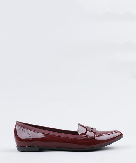 Mocassim-Feminino-Bico-Fino-Moleca-em-Verniz-Vinho-9474426-Vinho_1