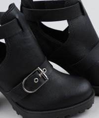 Bota-Feminina-Moleca-Tratorada-com-Fivelas-e-Vazado-Preta-9510222-Preto_2
