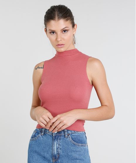 Regata-Feminina-Cropped-Gola-Alta-Basica-Canelada-Rose-8449098-Rose_1