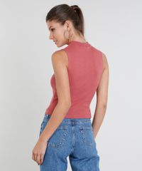 Regata-Feminina-Cropped-Gola-Alta-Basica-Canelada-Rose-8449098-Rose_2