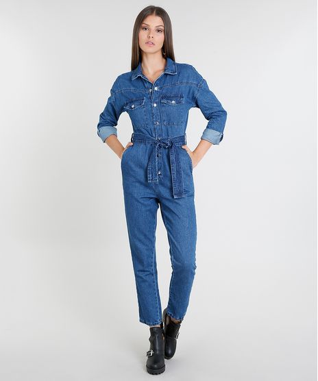 Macacao-Jeans-Feminino-com-Bolsos-Manga-Longa-Azul-Medio-9470536-Azul_Medio_1