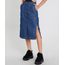 Saia-Jeans-Feminina-Midi-com-Botoes-e-Fendas-Azul-Escuro-9365658-Azul_Escuro_1