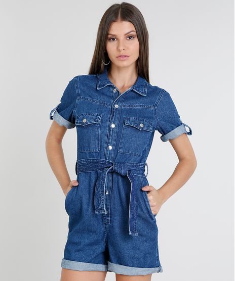 Macaquinho-Jeans-Feminino-com-Bolsos-Manga-Curta-Azul-Medio-9470538-Azul_Medio_1