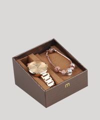 Kit-de-Relogio-Analogico-Mondaine-Feminino---Pulseira---53719LPMGRE1K1-Rose-9527751-Rose_1