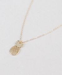 Colar-Feminino-com-Pingente-de-Abacaxi-Dourado-9435784-Dourado_3