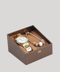 Kit-de-Relogio-Analogico-Mondaine-Feminino---Pulseira---83432LPMVDE1KA-Dourado-9527712-Dourado_1