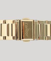 Kit-de-Relogio-Analogico-Condor-Feminino---Brinco---Pulseira---CO2035MQIK4D-Dourado-9526677-Dourado_4