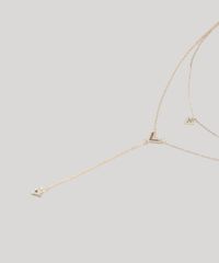Colar-Feminino-Duplo-com-Pingentes-de-Triangulo-Dourado-9435794-Dourado_3