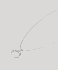 Colar-Feminino-com-Pingente-Meia-Lua-Prateado-9435791-Prateado_3