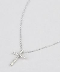 Colar-Feminino-com-Pingente-de-Cruz-Prateado-9435796-Prateado_3